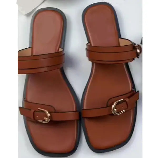High-Quality New Women's Sandals. Luxurious Beach Casual Sandals