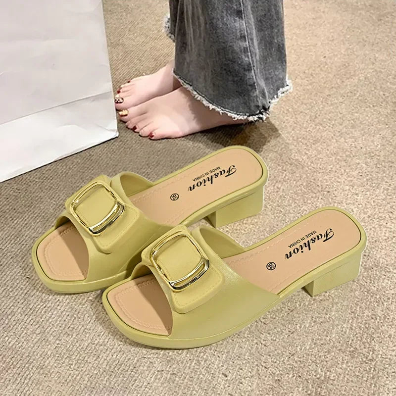 New Style Women's Summer Open-toe Sandals with Thick and Soft Soles.slippers for Women
