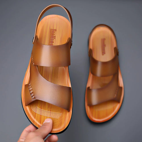 Men's Plus-Size Beach Sandals – Brand New, Handcrafted Design; Versatile Casual & Athletic Slides; Non-Slip and Comfortable Footwear for Indoor and Outdoor Use