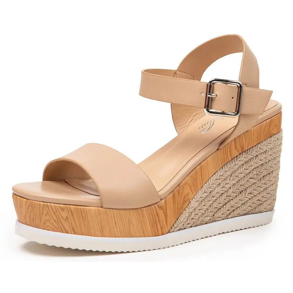 New Fashion Sexy Thick Roots Large Size Women Beach Casual Shoes Women's Sandals Heeled Sandals