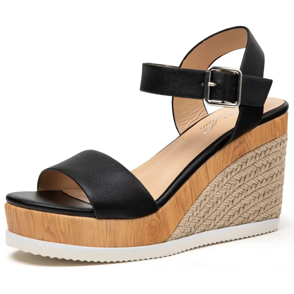 New Fashion Sexy Thick Roots Large Size Women Beach Casual Shoes Women's Sandals Heeled Sandals